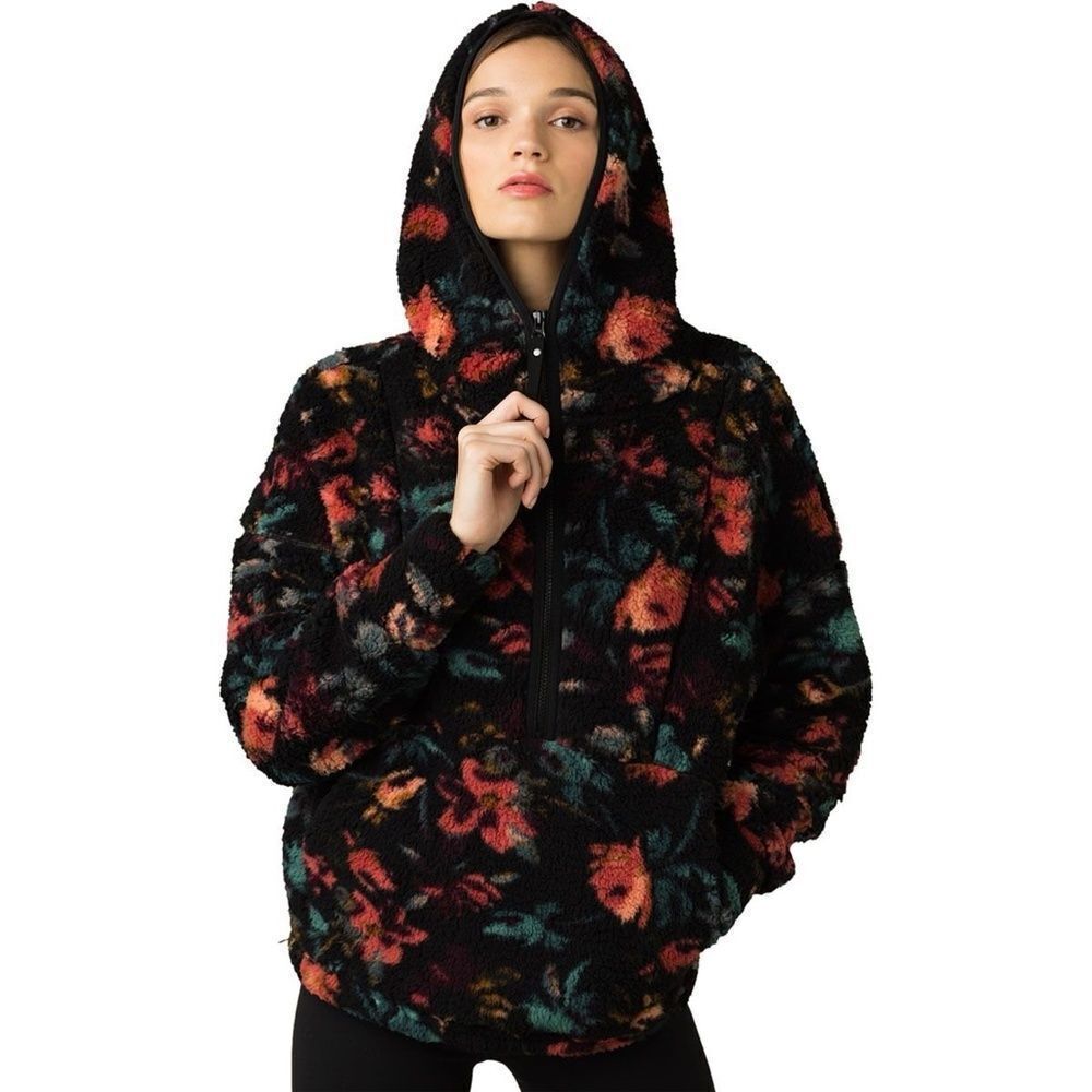 Prana Polar Escape Reculed‎ Fleece Front Zip Jacket Sz S